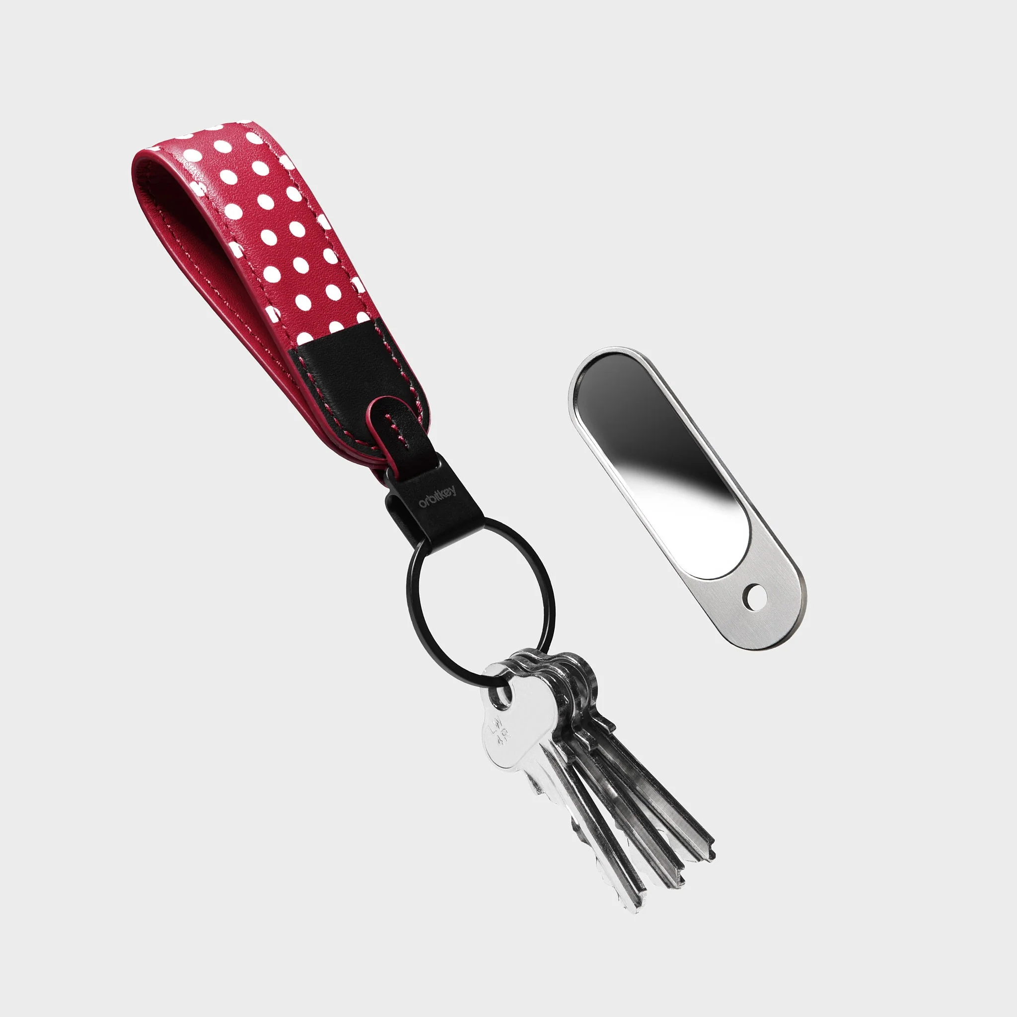 Disney | Orbitkey Minnie Mouse Loop Keychain + Nail File & Mirror Kit - Image 2